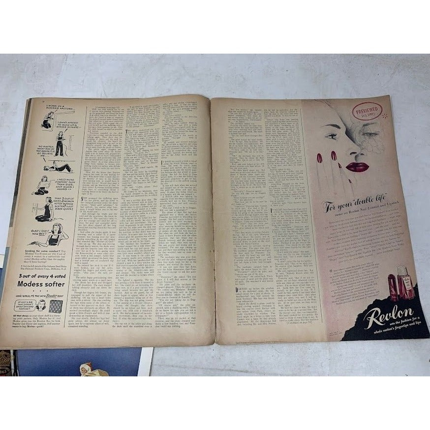 Illustrated London News 1935 - Center Insert and some loose pages