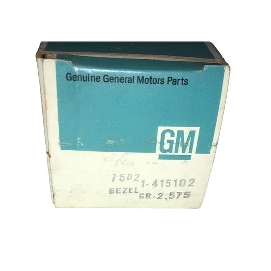 Genuine GM OEM Part - 1976 - 1977 Bezel - # 415102 - discontinued parts - new in box - Vintage General Motors OEM Replacement Auto Part