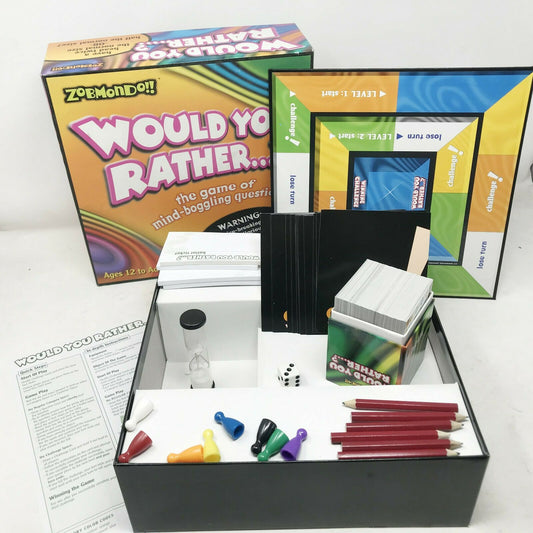 Would You Rather Board Game of Mind Boggling Questions Zobmondo - FREE SHIPPING