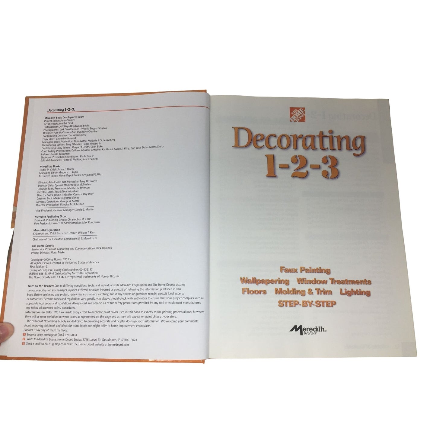 The Home Depot - Decorating 1-2-3 - Home Decorating Reference DIY Book -