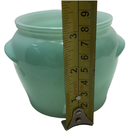 Small Greenish Urn or Vase - Simple Classic Style - Light Seafoam color 3" Tall