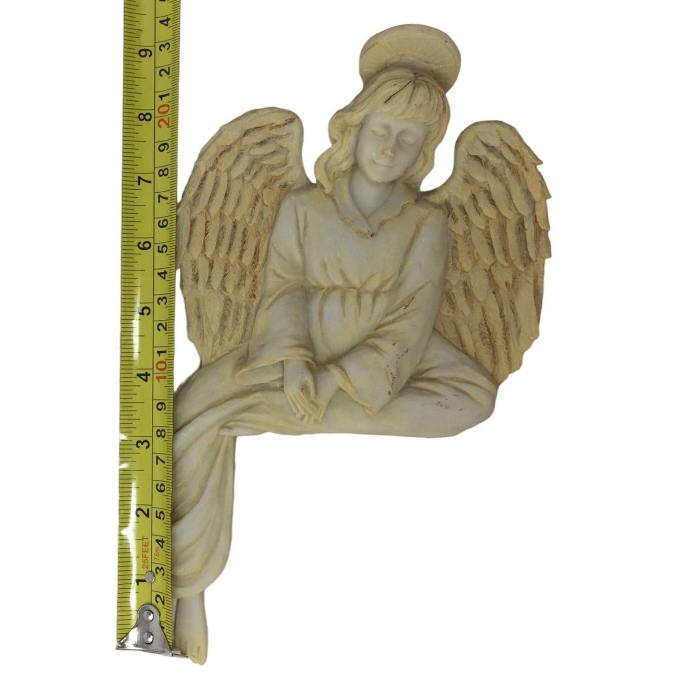 Angel Watching Over You Wall Decor - Religious Decor Girl Angel with large wings