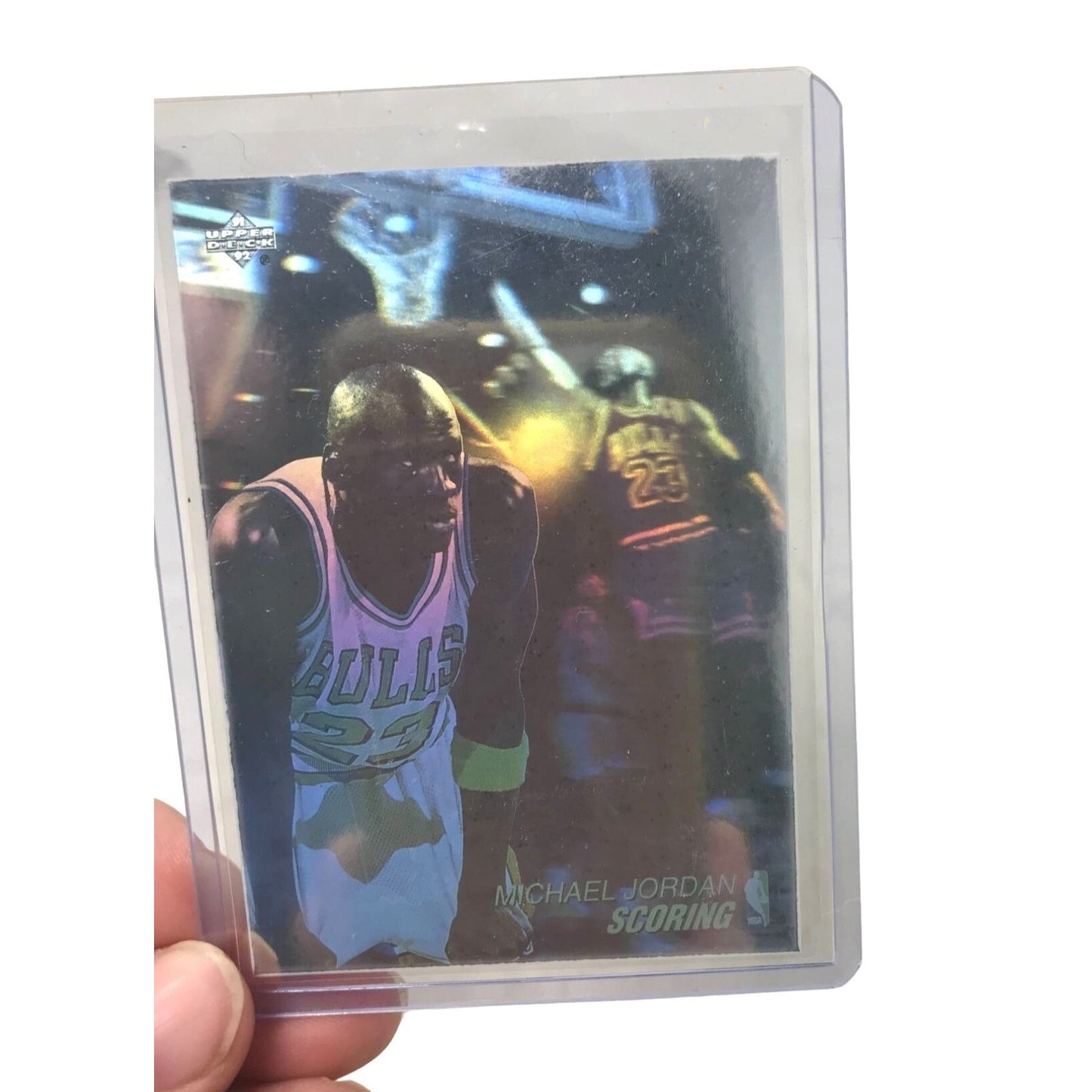 Upper Deck 1992 Michael Jordan Hologram Card No. AW1