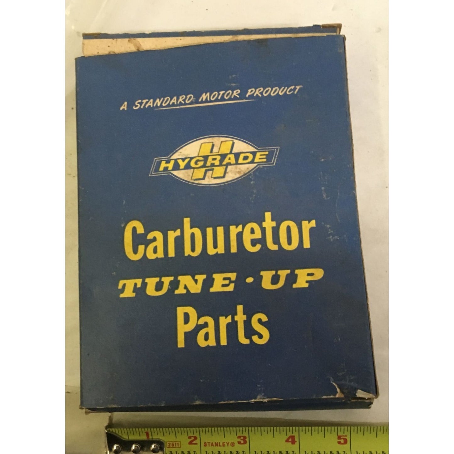 Vintage HYGRADE Carburetor Tune Up Parts Kit - in original box - all items shown included CP706 Fuel Bowl Casting CP705 Fuel Bowl Co