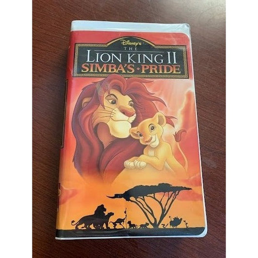 vintage disney vhs- the lion king 2