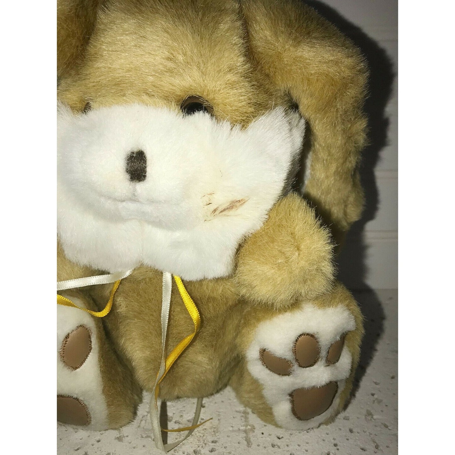 Cuddle Wit Brown EASTER BUNNY White Rabbit Stuffed Animal Plush