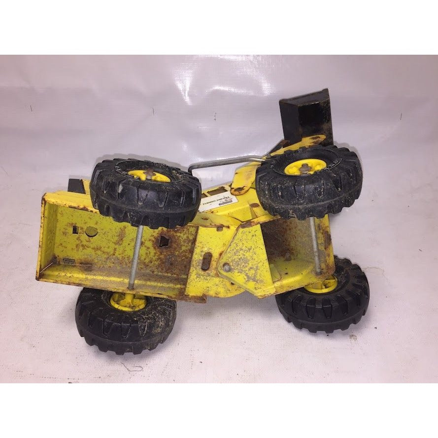 Vintage Tonka Turbo Diesel Loader - some rust and cracked windshield ( see photos) - Diecast Tractor Equipment Toy Collectible