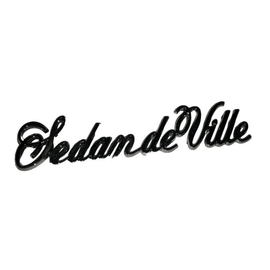 Sedan de Ville Vintage Script Auto Patch Auto Emblem replacement auto part CADILLAC  A+ Stuff