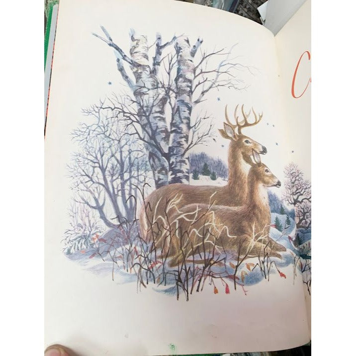 VINTAGE - The Golden Book of CHRISTMAS TALES Legends form Many Lands - Paintings by James Lewicki - Text by Lilian Lewicki. Hardcover