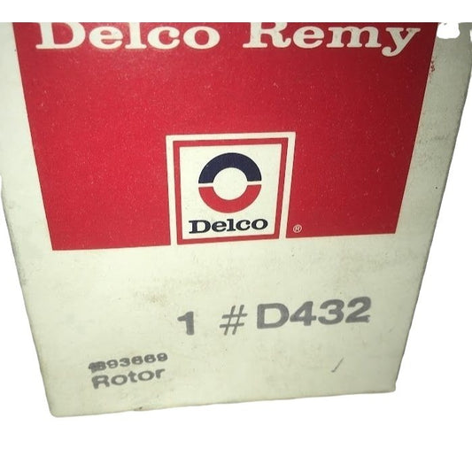 GENUINE GM / NOS Delco Remy Rotor D432 / 1893669 - 1975-83 GM 4 Cylinder Engines Parts Chevy - Vintage General Motors OEM Replacement Auto P