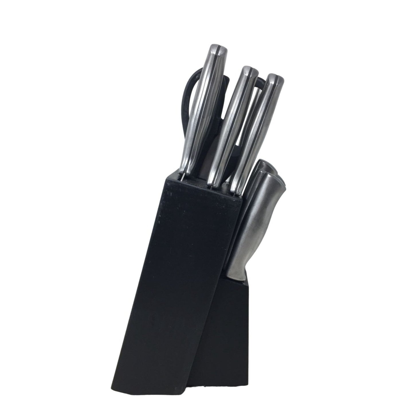 Farberware 12 piece Knife Set - Black Knife Block with Sharpenter, Scissors and 9 Knives