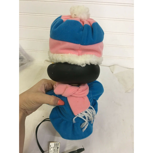 PEANUTS Christmas LUCY Plush w ICE SKATES - Blue Outfit Pink Scarf