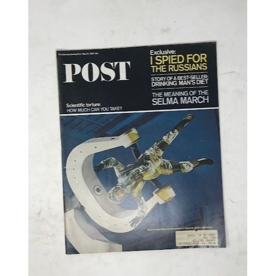 THE SATURDAY EVENING POST VINTAGE MAGAZINE- MAY 22, 1965- 25C