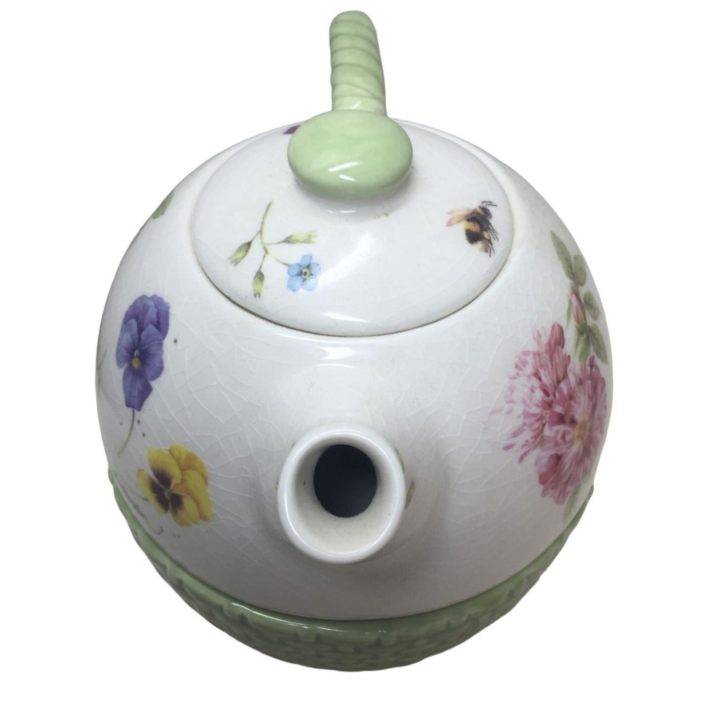 Hallmark Nature's Sketchbook Decorative Teapot w/ Oversize Mug Set - Cute!