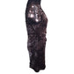 Evening Cocktail Dress - Bronze Tone Sequin one Shoulder Mini Dress Size 7 Windsor  A+ Stuff