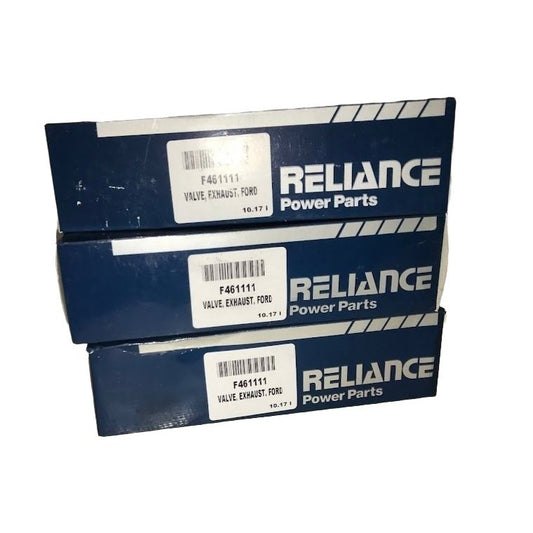 Ford Replacement Parts - Exhaust Valve #F461111- Reliance Power parts , (2) Ford Intake Valve (1 box) #F461124 - Packet of Valve Keepers -