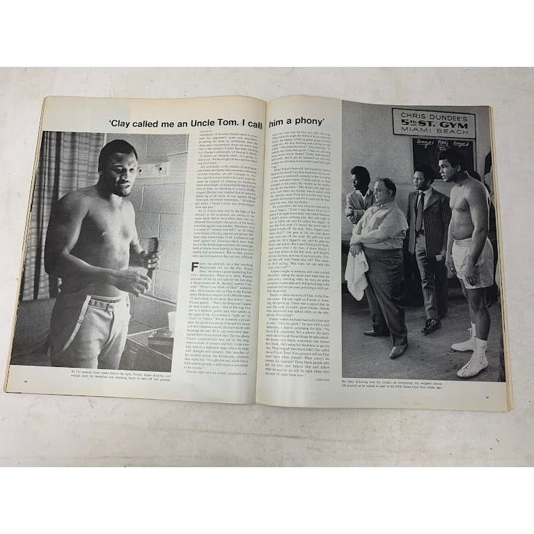 Vintage LIFE Magazine - Battle of the Champs - Backstage with Ali and Frazier - good vintage condition