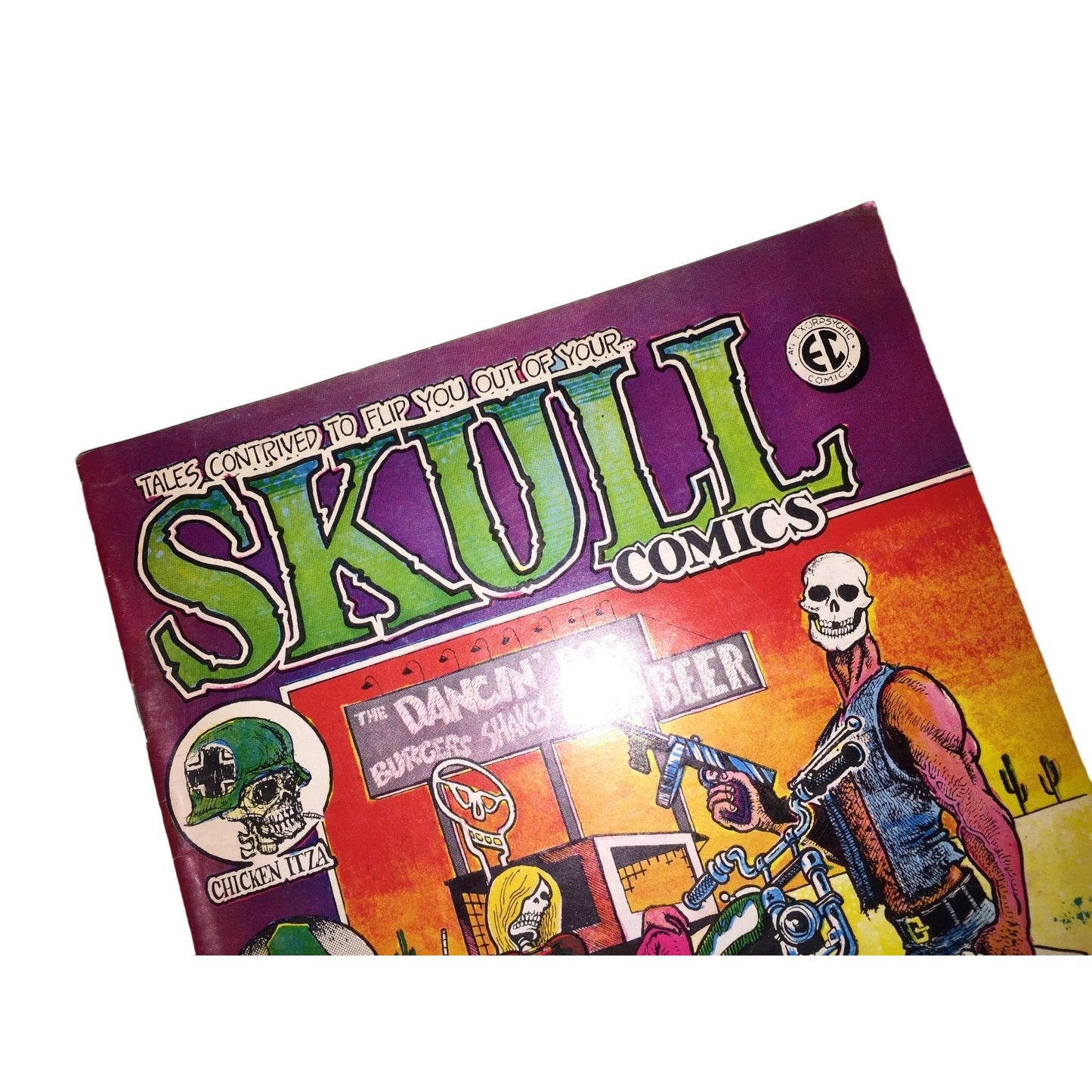 SKULL Comics - Tales Contrived to fip you out of your skull. 100% Horrid! Vol 1 No 2 Gilbert Shelton 1970