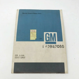 Genuine GM 39470808 SEAT UNIT - Auto Parts Seal Kit Inter Clu Pstn