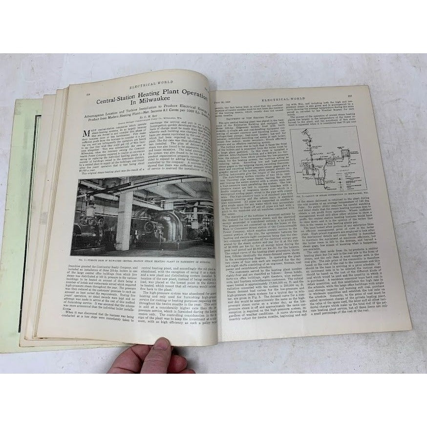 Electrical World Magazine July 29,1916 - Antique magazine