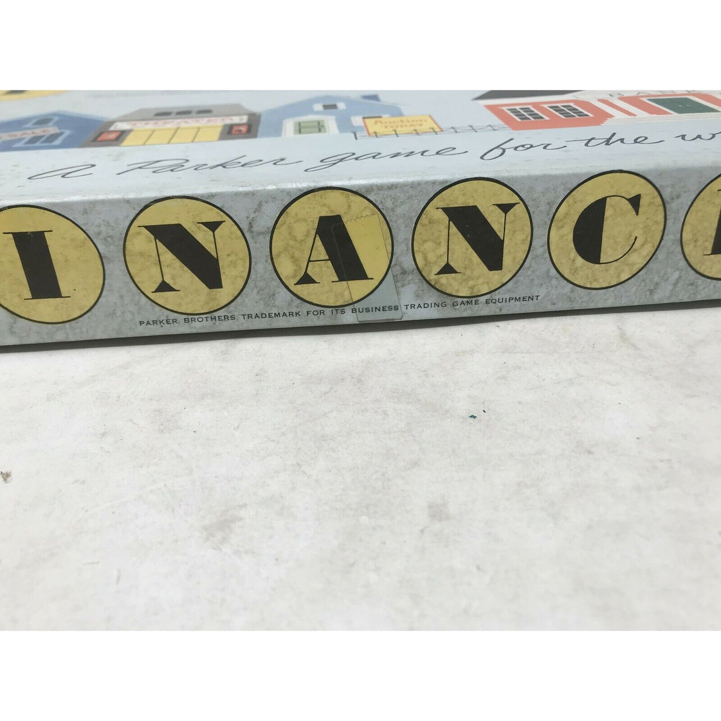 FINANCE Board GAME Parker Brothers 1958 Business Trading Family