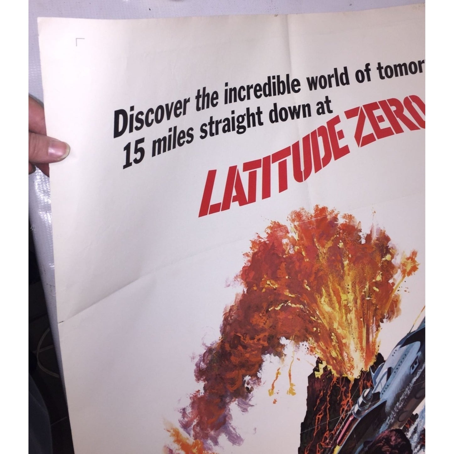 Latitude Zero Vintage 1970s Original Movie Poster -  Cinema History Collectible