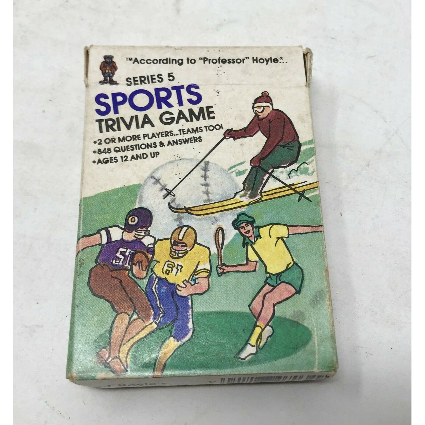 Vintage HOYLE 1980s Card Game POCKET TRIVIA Series 5 SPORTS Trivia