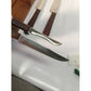 Vintage Hanging wood block knife / cutlery set. As shown A+ Stuff