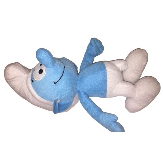 Cute Smiling Smurf Plush - Movie Memorabilia (2010) nanco - Fun Character Toy