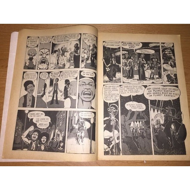 RADICAL ROCK BY GUY COLWELL- INNER CITY ROMANCE COMIX 2- ADULS ONLY