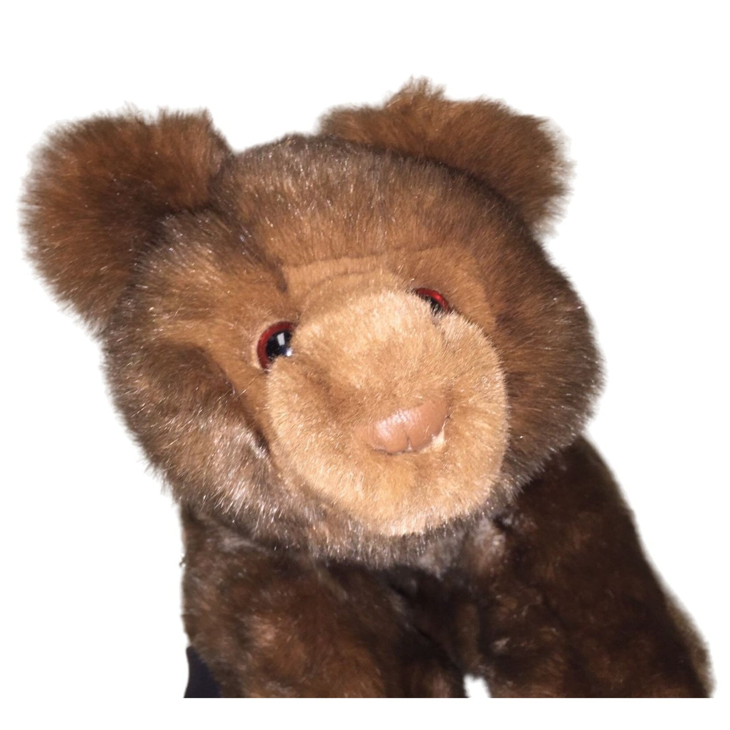 Gund Collector's Classic Brown Bear - Walks on All Fours  - 14" Long - Realistic Fur Collectible Plush Bear