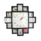 Photo Collage Wall Clock - One frame for each hour!