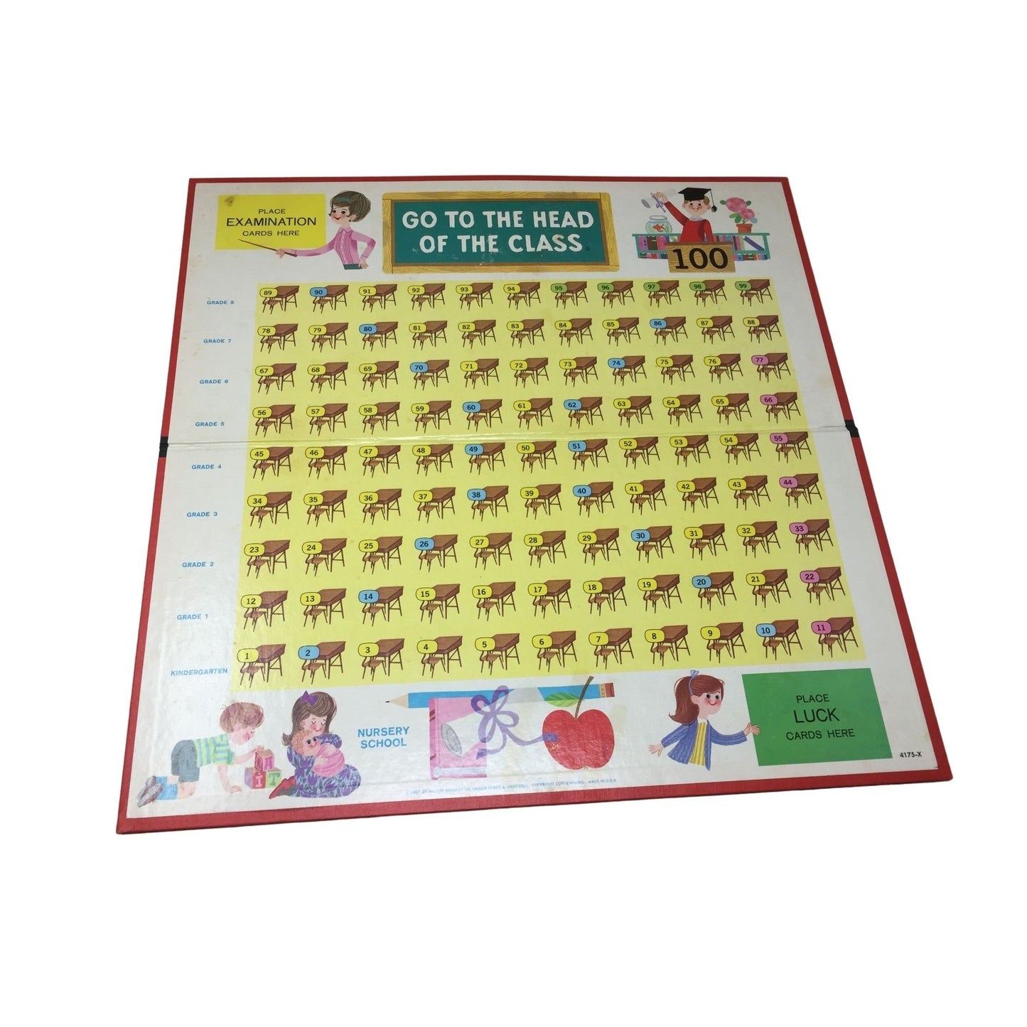 Vintage Go to the Head of the Class Family Board Game