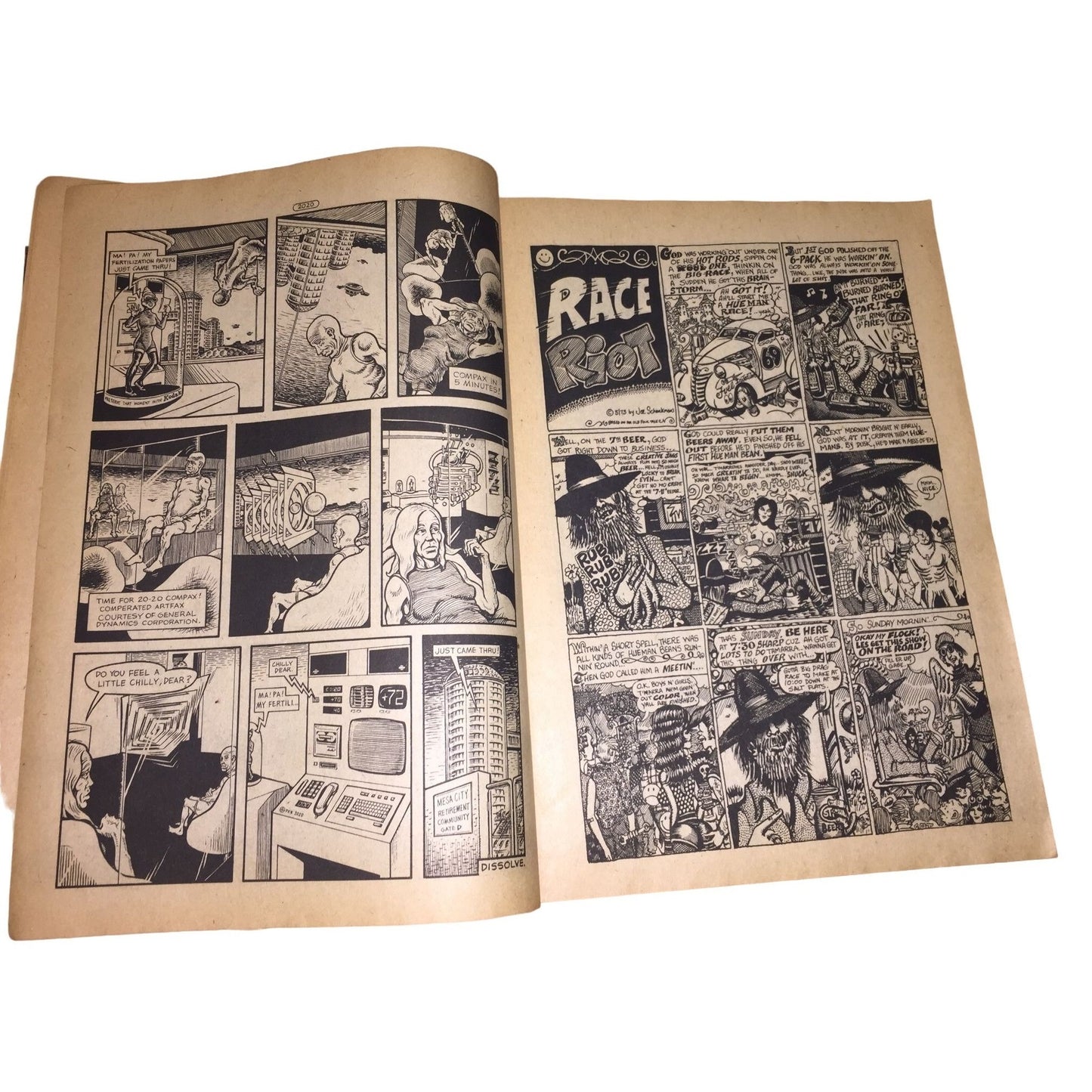 Short Order No. 2 Vintage Underground Comic Book - 1974 Underground Comix