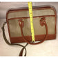 Alba - Tan and leather Handbag - ladies bag brown optional shoulder strap - couple of speck and spots -overall good condition ALBA  A+ Stuff Handbags