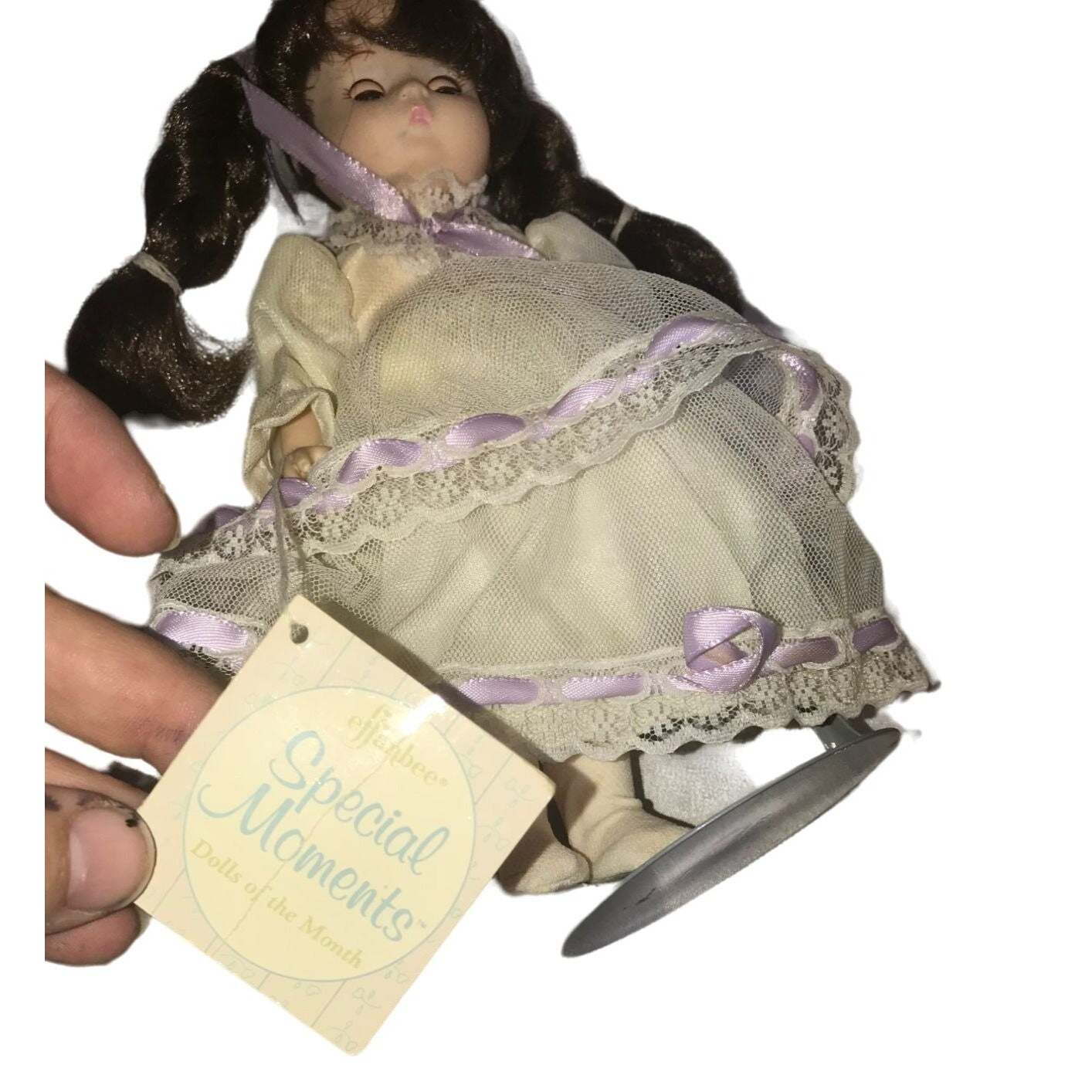 1986 Effanbee Collectible Doll - Special Moments Doll 'AUGUST' 0 approx 8" tall - with tag