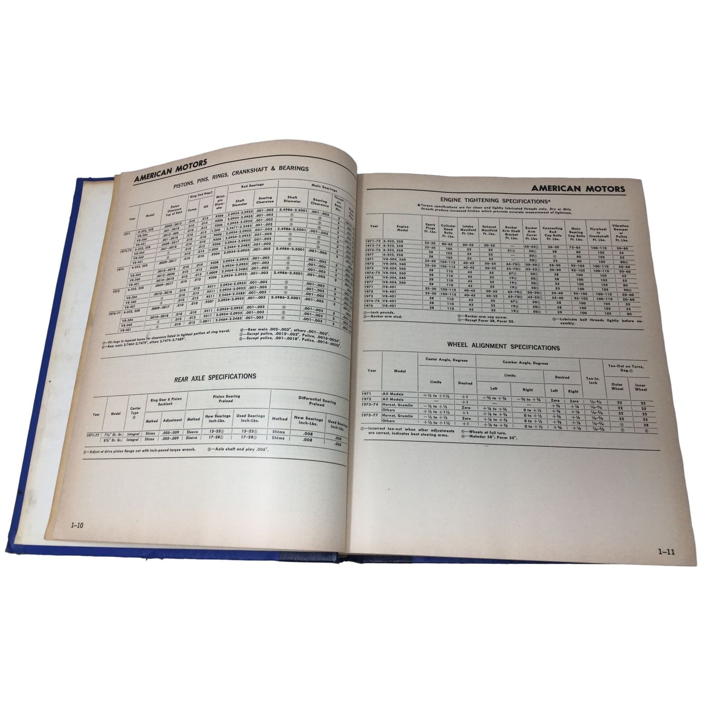 MOTOR Auto Repair Manual 1977 40th Edition 1970-1977 Models