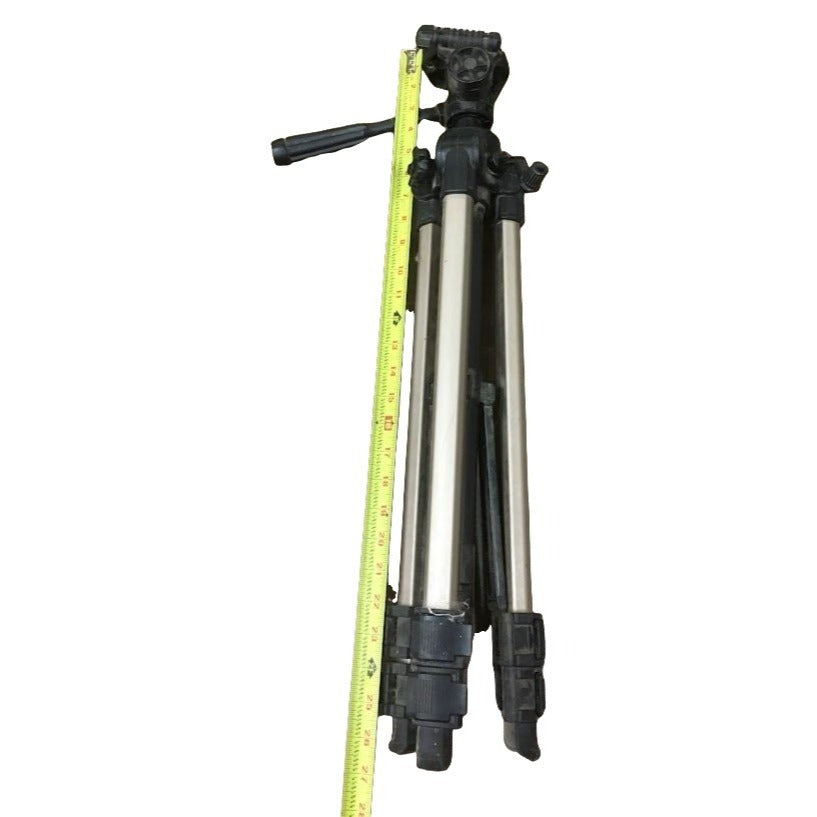 Velbon S-6000 Tripod - Sturdy Aluminum 3 way pan head tripod with built in Level - 24" - 70"