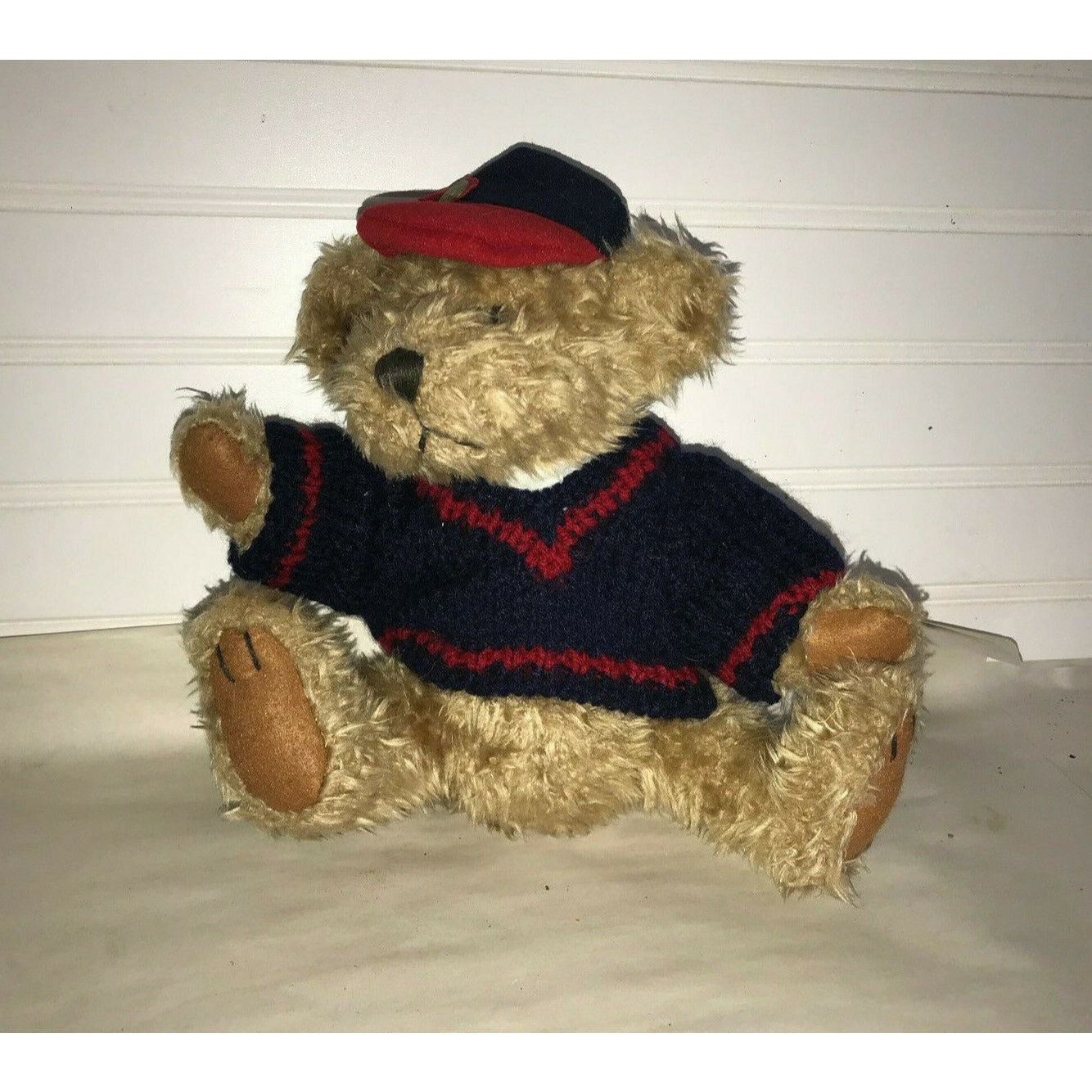 Pickford Brass Button Bears 1996 TULLY Dressed Bear w Hat -CUTE!