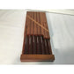 Vintage Hanging wood block knife / cutlery set. As shown A+ Stuff