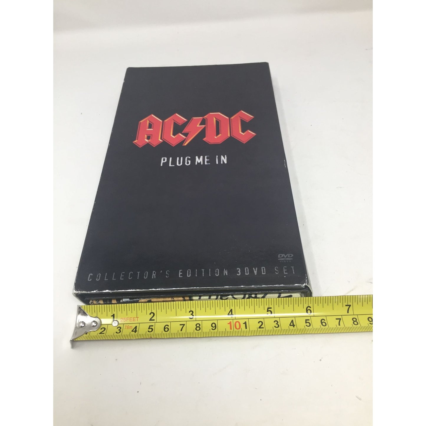 ACDC Rock and Roll 'PLUG ME IN" Collectors edition 3 disc DVD Set. With Dvds and Poster, chit etc.