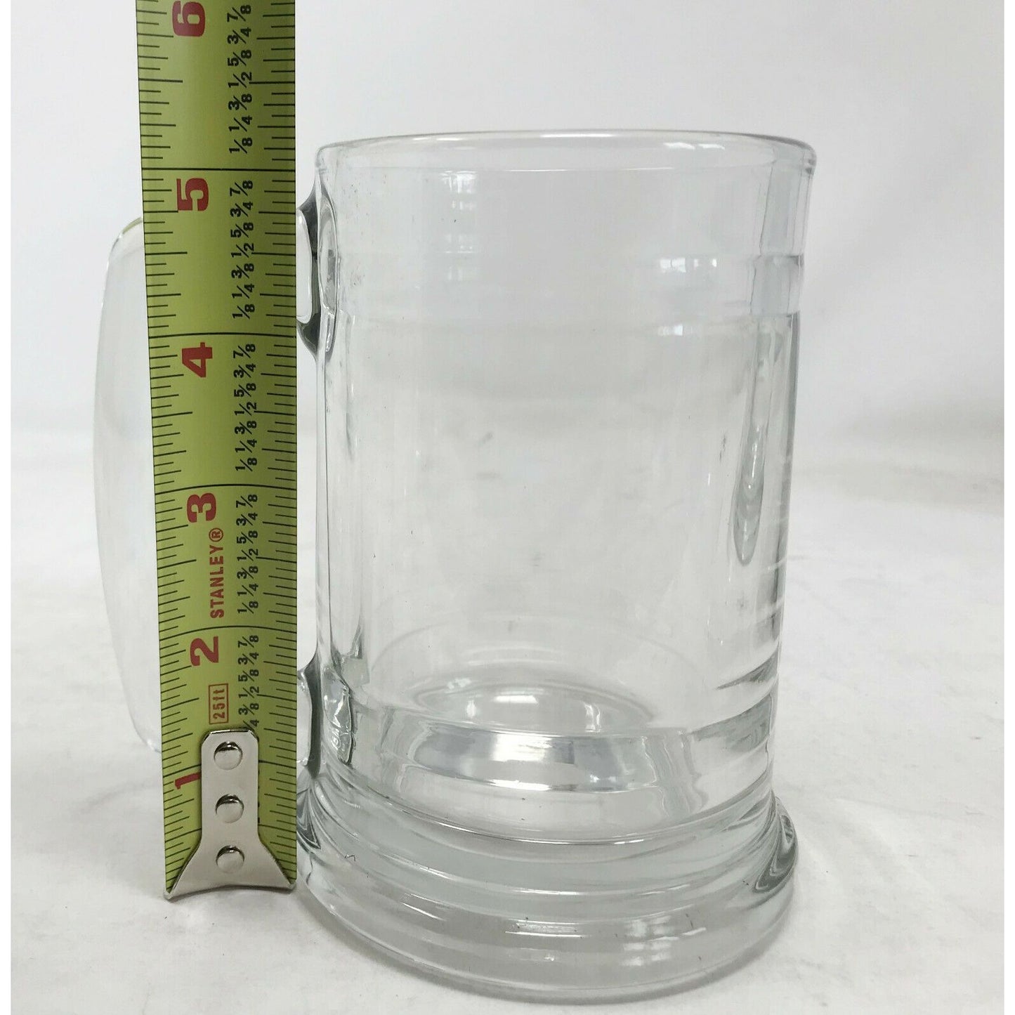 Classic BEER MUG Heavy Glass Beer Mug With Thick Handles