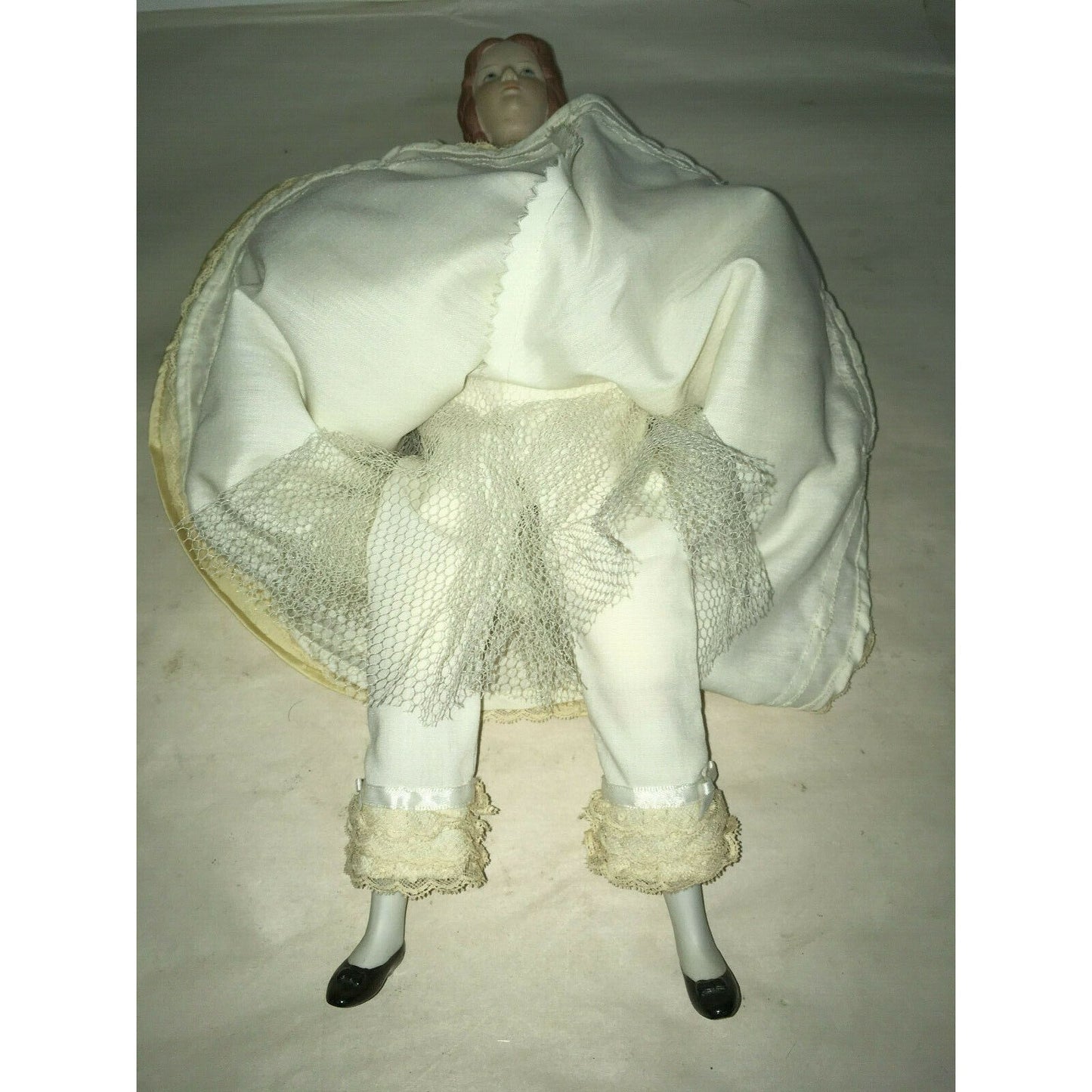 JULIET VINTAGE YIELD HOUSE  Doll with ivory and Black Dress