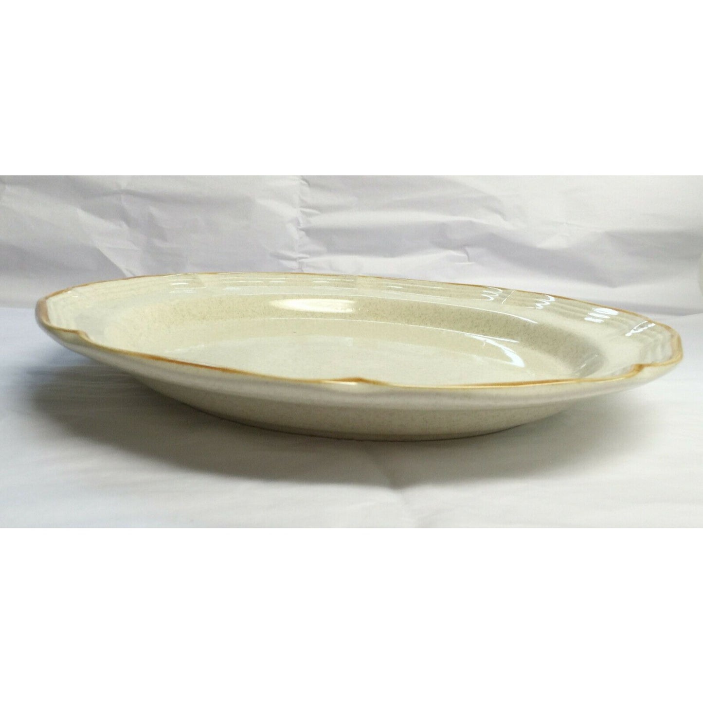 MIKASA Garden Club PLATTER 12" Diameter Stoneware Serving Platter