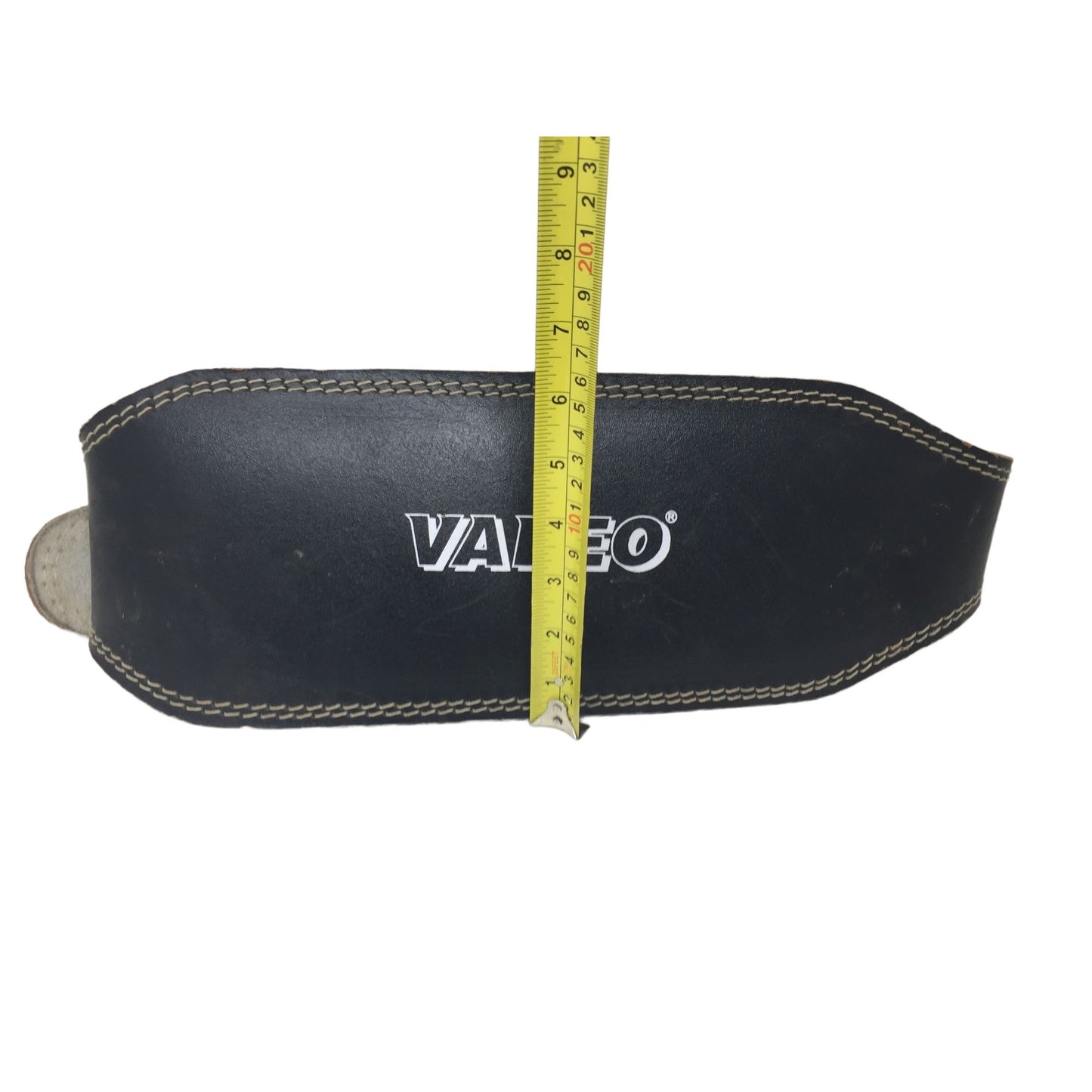 Valeo 6" Leather Weightlifting Belt - Back Support for Body Builders and Weight Lifters