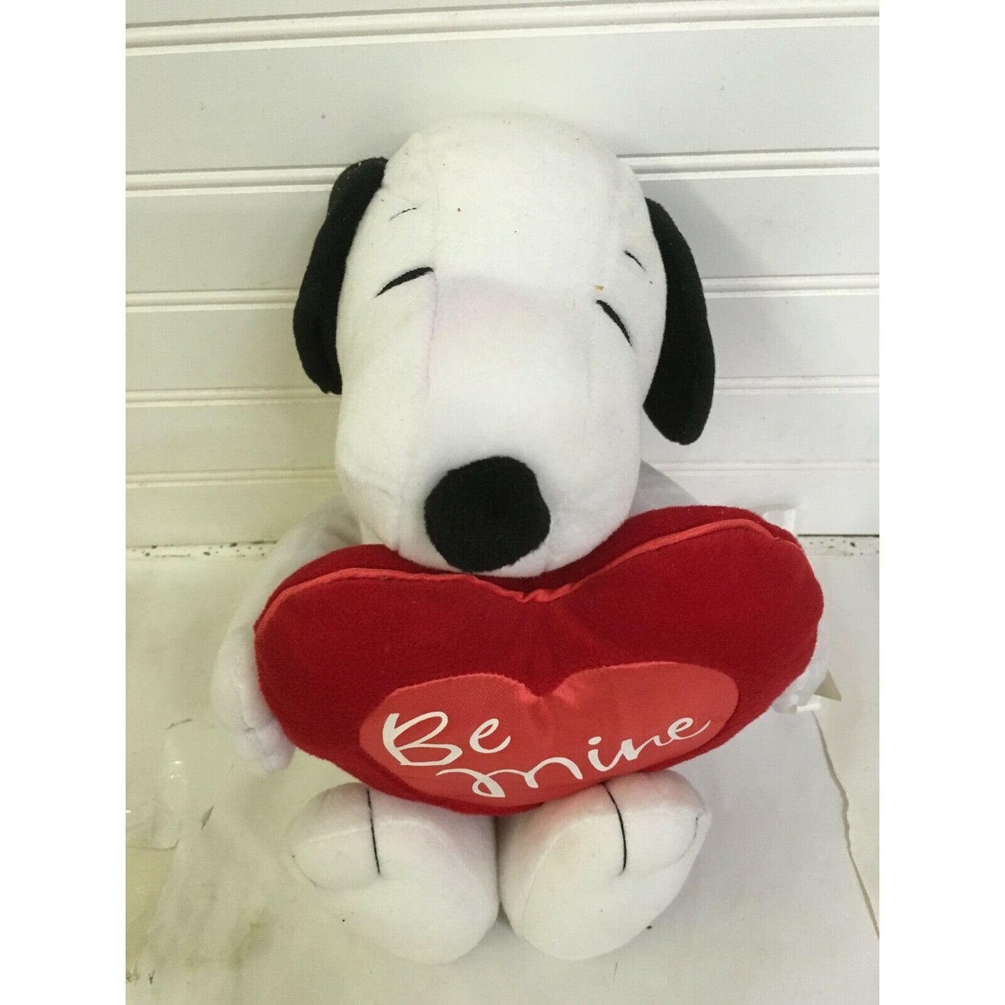 BE MINE SNOOPY Plush - Love Valentines PEANUTS Collectible 14"