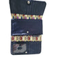 Vera Bradley Retired Navy Blue Trifold Billfold Style Wallet (snap closure) Coin Area, Credit Card Holder + Vera Bradley  A+ Stuff