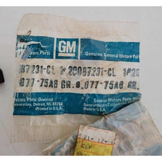 Genuine GM NOS 20087231 gr 8.077 - CLIP (Hood Lat Cbl) - GM vintage Auto Part GM part Discontinued General Motors OEM REplacement auto Part