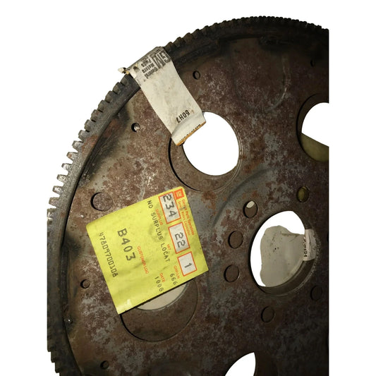 FlyWheel - vintage GM Replacement Part - labels say #471591 and another says 471529 - OEM Auto Parts Delco - General Motors A+ Stuff