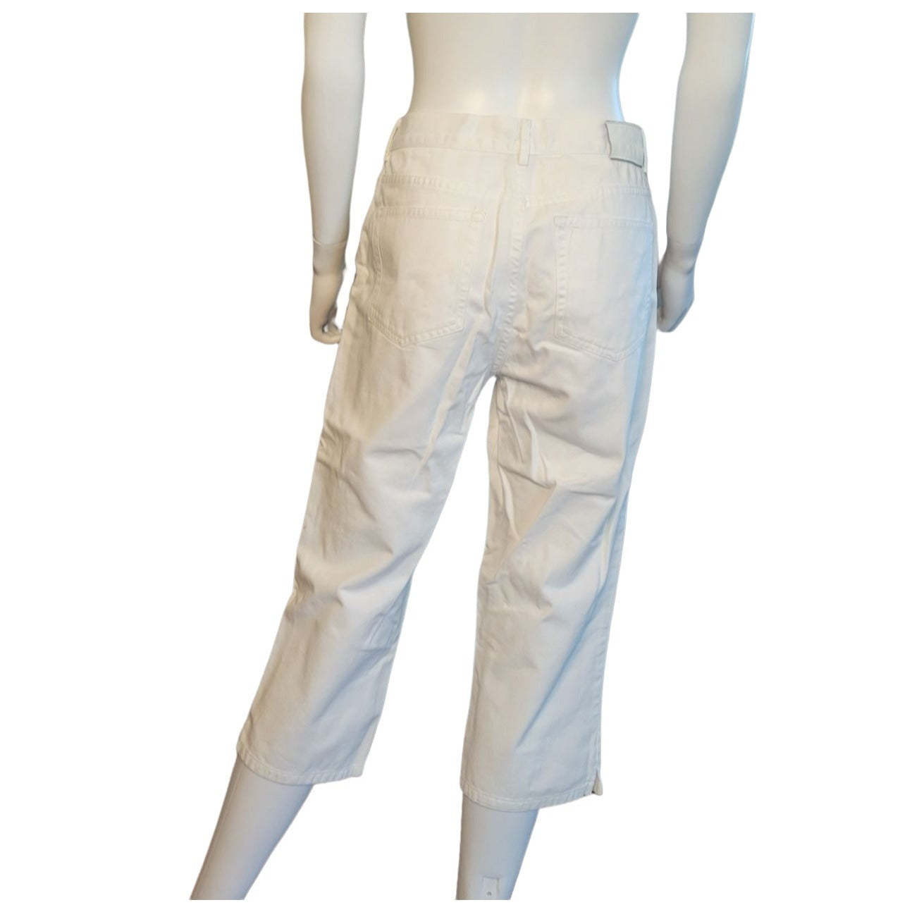 Ralph Lauren White Denim Capris - Size 10 - Women's Pants